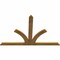 Ekena Millwork Richland Rough Sawn Timber Gable Bracket, Western Red Cedar, 96"W x 64"H x 2"D x 6"F, 16/12 Pitch GBW096X64X0206RIC00RWR - alternate 4